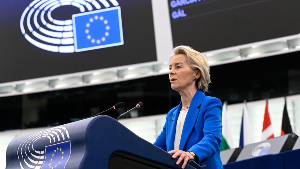Η πρόεδρος της Κομισιόν, Ούρσουλα φον ντερ Λάιεν